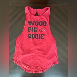 WOOO PIG SOOIE Razorback Women’s Rank Top